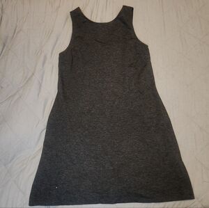 J. Crew Sleeveless Gray Viscose Midi Dress Casual Size Medium Style C8743 Office